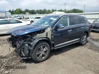 2020 Infiniti QX60 Luxe with VIN 5N1DL0MM0LC507954, listed as a Copart auction lot 62320875 with 79,578 mi miles and Salvage title. Bid and sale history available at DreamBid. Image 1.