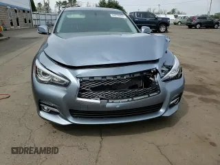 2015 Infiniti Q50 Premium with VIN JN1BV7AR6FM415683, listed as a Copart auction lot 54674435 with 167,553 mi miles and Salvage Title. Bid and sale history available at DreamBid. Image 13.