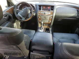 2016 Infiniti QX80 with VIN JN8AZ2NE4G9126706, listed as a Copart auction lot 48589555 with 151,940 mi miles and Salvage Title. Bid and sale history available at DreamBid. Image 8.