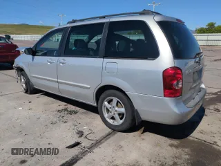 2003 Mazda MPV LX z VIN JM3LW28J630369185, wystawiony jako Copart lot #55658295 z przebiegiem Nie podano mil oraz Szkody całkowita. Historia ofert i sprzedaży dostępna na DreamBid. Obrazek 2.