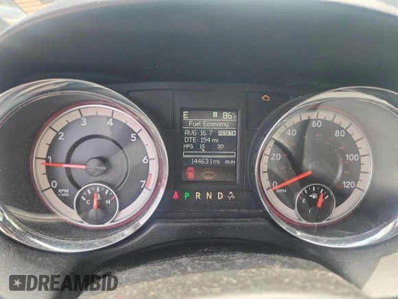2017 Dodge Grand Caravan GT with VIN 2C4RDGEG9HR672408, listed as a Copart auction lot 54969685 with 144,631 mi miles and Clean Title. Bid and sale history available at DreamBid. Image 8.