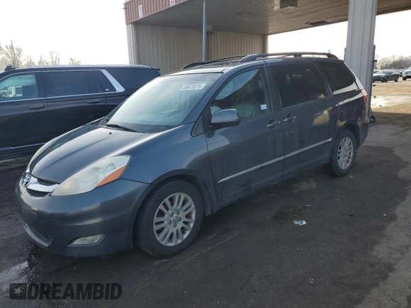 2008 Toyota Sienna XLE with VIN 5TDZK22C48S111583, listed as a Copart auction lot 46675375 with 211,383 mi miles and Salvage Title. Bid and sale history available at carsss.com. Image 1.