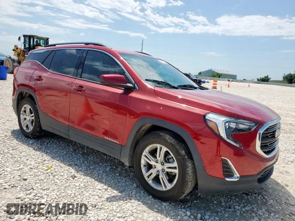 2020 GMC Terrain SLE with VIN 3GKALMEV6LL207236, listed as a Copart auction lot 60045325 with 79,616 mi miles and Salvage title. Bid and sale history available at DreamBid. Image 4.