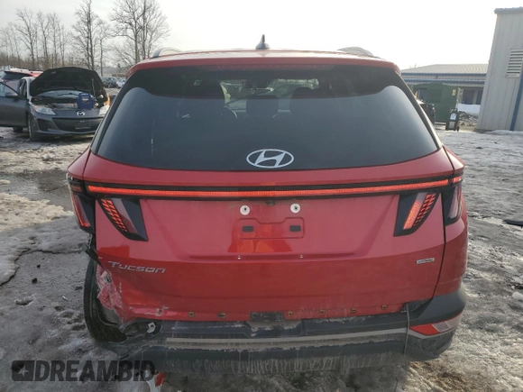 2022 Hyundai Tucson SEL with VIN 5NMJBCAE5NH060342, listed as a Copart auction lot 46814005 with 42,198 mi miles and Salvage Title. Bid and sale history available at carsss.com. Image 6.