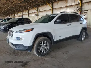 2017 Jeep Cherokee Sport with VIN 1C4PJLASXHW507560, listed as a Copart auction lot 75242914 with 111,965 mi miles and Salvage title. Bid and sale history available at DreamBid. Image 1.
