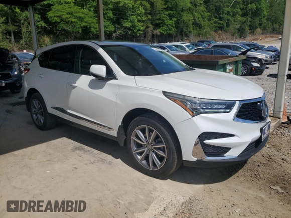 2021 Acura RDX Technology with VIN 5J8TC1H56ML009947, listed as a Copart auction lot 55653275 with 55,533 mi miles and Salvage title. Bid and sale history available at DreamBid. Image 4.