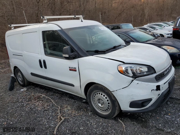 2022 Ram ProMaster City Cargo Van Tradesman with VIN ZFBHRFAB6N6Y19274, listed as a Copart auction lot 47014905 with 42,585 mi miles and Salvage Title. Bid and sale history available at carsss.com. Image 4.