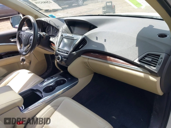 2016 Acura MDX with VIN 5FRYD4H22GB017638, listed as a IAAI auction lot 42085218 with 72,987 mi miles. Bid and sale history available at carsss.com. Image 5.