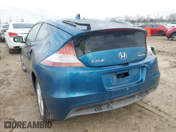 2012 Honda CR-Z EX with VIN JHMZF1D6XCS004087, listed as a IAAI auction lot 41860837 with 170,790 mi miles. Bid and sale history available at carsss.com. Image 3.