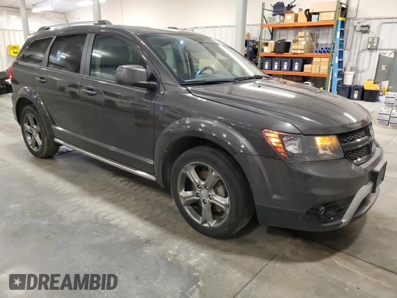 2016 Dodge Journey Crossroad with VIN 3C4PDCGG3GT187030, listed as a Copart auction lot 53962715 with 78,188 mi miles and Salvage title. Bid and sale history available at DreamBid. Image 4.