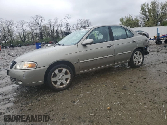 2006 Nissan Sentra S with VIN 3N1CB51D46L642824, listed as a Copart auction lot 50992655 with 157,462 mi miles and Salvage Title. Bid and sale history available at DreamBid. Image 1.