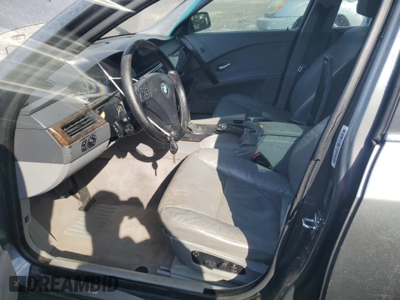 2004 BMW 5 Series 525i with VIN WBANA53564B850603, listed as a Copart auction lot 48678625 with 194,897 mi miles and Salvage Title. Bid and sale history available at carsss.com. Image 7.