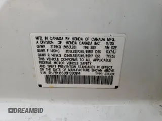 2006 Honda Ridgeline RTL with VIN 2HJYK16536H550914, listed as a Copart auction lot 75486594 with 214,347 mi miles and Salvage Title. Bid and sale history available at carsss.com. Image 14.