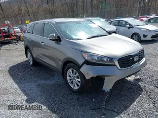 2019 Kia Sorento L with VIN 5XYPG4A32KG512687, listed as a IAAI auction lot 41857401 with 108,483 mi miles. Bid and sale history available at carsss.com. Image 1.
