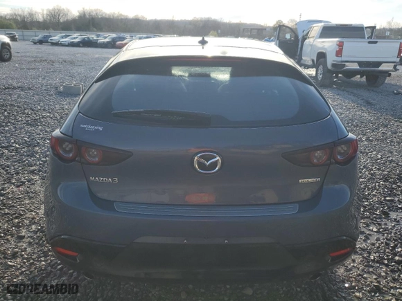 2020 Mazda Mazda3 Hatchback Premium Package with VIN JM1BPANMXL1167843, listed as a Copart auction lot 49596835 with 49,859 mi miles and Salvage Title. Bid and sale history available at carsss.com. Image 6.