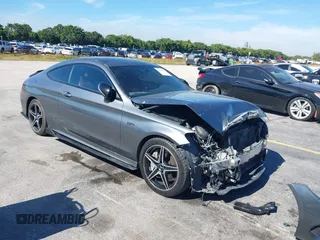2017 Mercedes-Benz C 43 AMG with VIN WDDWJ6EBXHF471365, listed as a IAAI auction lot 41441957 with 80,322 mi miles and . Bid and sale history available at carsss.com. Image 1.
