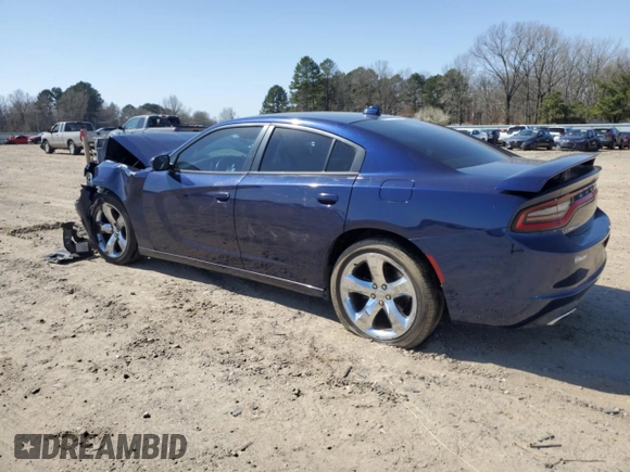 2015 Dodge Charger SXT with VIN 2C3CDXHG5FH744794, listed as a Copart auction lot 48576845 with 139,940 mi miles and Salvage Title. Bid and sale history available at DreamBid. Image 2.