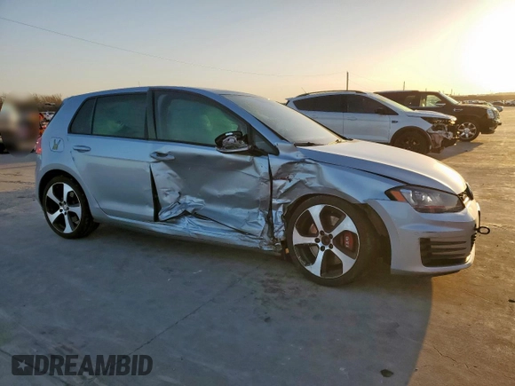 2017 Volkswagen Golf GTI S with VIN 3VW447AU6HM051900, listed as a Copart auction lot 48897115 with 80,022 mi miles and Salvage Title. Bid and sale history available at carsss.com. Image 4.