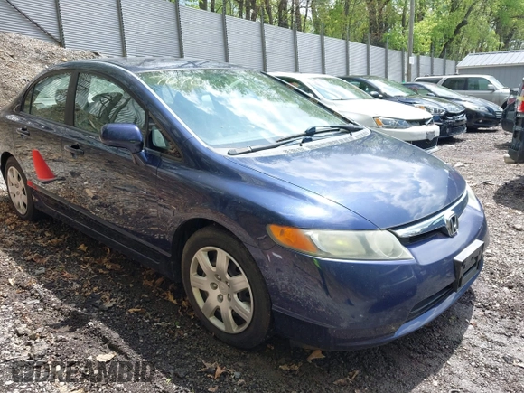 2008 Honda Civic LX with VIN 1HGFA165X8L067670, listed as a IAAI auction lot 42208641 with 188,328 mi miles and . Bid and sale history available at DreamBid. Image 6.