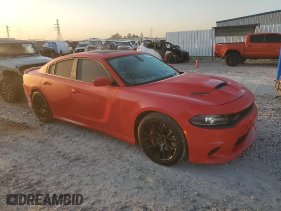 2019 Dodge Charger SRT Hellcat with VIN 2C3CDXL9XKH732885, listed as a Copart auction lot 52597095 with 27,949 mi miles and Salvage Title. Bid and sale history available at DreamBid. Image 4.