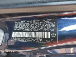 2012 Scion xD with VIN JTKKU4B49C1022283, listed as a Copart auction lot 61856605 with 199,236 mi miles and Salvage title. Bid and sale history available at DreamBid. Image 12.