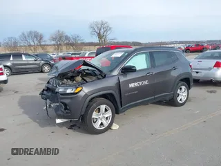 2022 Jeep Compass Altitude with VIN 3C4NJDBB8NT152417, listed as a IAAI auction lot 41064512 with 154,328 mi miles and . Bid and sale history available at carsss.com. Image 16.