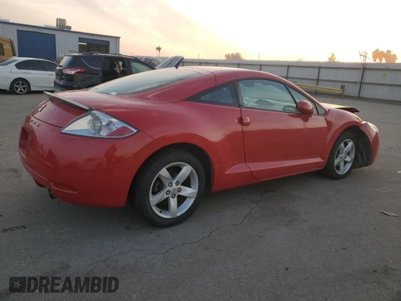 2007 Mitsubishi Eclipse GS with VIN 4A3AK24FX7E030030, listed as a Copart auction lot 84701074 with 166,123 mi miles and Salvage Title. Bid and sale history available at carsss.com. Image 3.