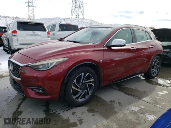 2017 Infiniti QX30 Sport with VIN SJKCH5CP9HA026370, listed as a Copart auction lot 41914504 with 57,901 mi miles. Bid and sale history available at carsss.com. Image 1.