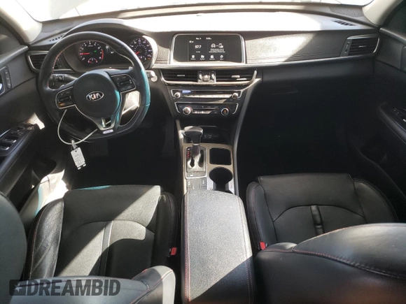 2018 Kia Optima SX with VIN 5XXGW4L29JG187515, listed as a Copart auction lot 56281485 with 179,355 mi miles and Salvage title. Bid and sale history available at DreamBid. Image 8.