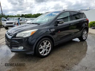 2015 Ford Escape Titanium with VIN 1FMCU0JX5FUA24210, listed as a Copart auction lot 57270855 with 115,613 mi miles and Salvage title. Bid and sale history available at DreamBid. Image 1.