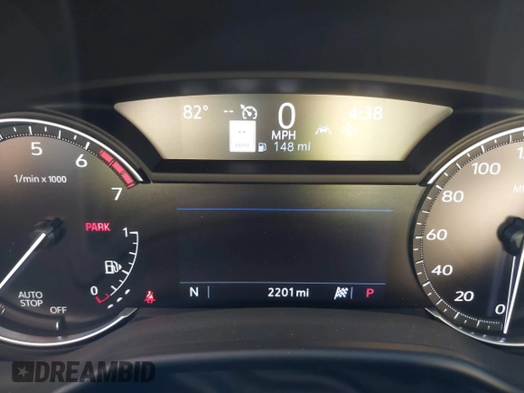 2024 Cadillac CT5 Premium Luxury with VIN 1G6DN5RK4R0130576, listed as a IAAI auction lot 41475020 with 2,201 mi miles and . Bid and sale history available at DreamBid. Image 7.