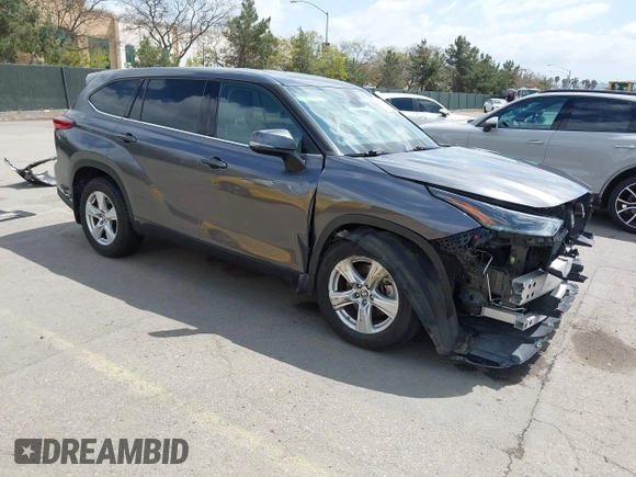 2021 Toyota Highlander L with VIN 5TDZZRAH3MS040663, listed as a IAAI auction lot 41945677 with 64,069 mi miles and . Bid and sale history available at DreamBid. Image 1.