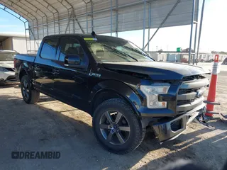 2015 Ford F-150 XLT with VIN 1FTEW1EF2FKE84094, listed as a IAAI auction lot 41396049 with 152,659 mi miles. Bid and sale history available at carsss.com. Image 1.