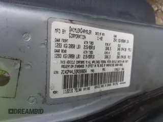 2003 Chrysler Town & Country LX with VIN 2C4GP44L53R209654, listed as a IAAI auction lot 41305673 with 258,070 mi miles and . Bid and sale history available at DreamBid. Image 9.