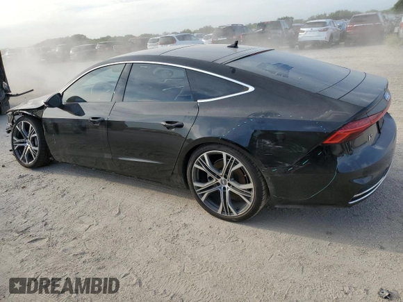 2019 Audi A7 Prestige with VIN WAUV2AF29KN037341, listed as a Copart auction lot 63105854 with 28,745 mi miles and Salvage Title. Bid and sale history available at carsss.com. Image 2.