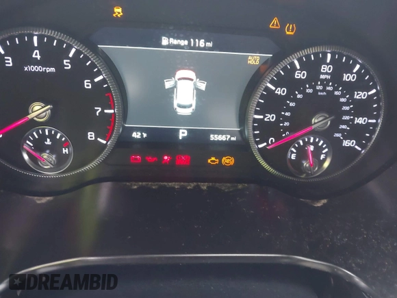 2020 Kia Telluride SX with VIN 5XYP5DHC7LG035980, listed as a IAAI auction lot 41750803 with 55,667 mi miles and . Bid and sale history available at DreamBid. Image 7.