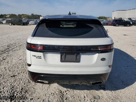 2020 Land Rover Range Rover Velar R-Dynamic S with VIN SALYK2FV5LA283904, listed as a Copart auction lot 43028355 with 44,026 mi miles and Salvage Title. Bid and sale history available at carsss.com. Image 6.