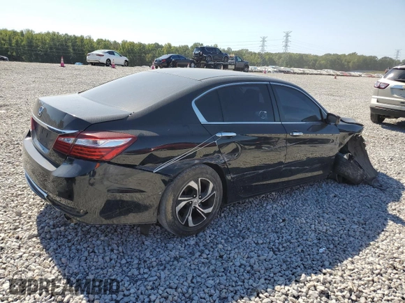 2017 Honda Accord Sedan LX with VIN 1HGCR2F39HA238002, listed as a Copart auction lot 74811494 with 154,930 mi miles and Salvage Title. Bid and sale history available at carsss.com. Image 3.