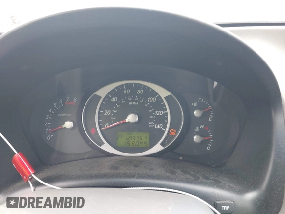 2007 Hyundai Tucson GLS with VIN KM8JM12B17U516895, listed as a IAAI auction lot 41836971 with 193,049 mi miles. Bid and sale history available at carsss.com. Image 7.