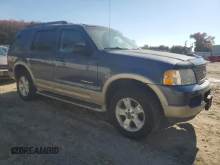 2005 Ford Explorer Eddie Bauer with VIN 1FMZU64K85UB38522, listed as a Copart auction lot 80958904 with 168,668 mi miles and Salvage title. Bid and sale history available at DreamBid. Image 4.