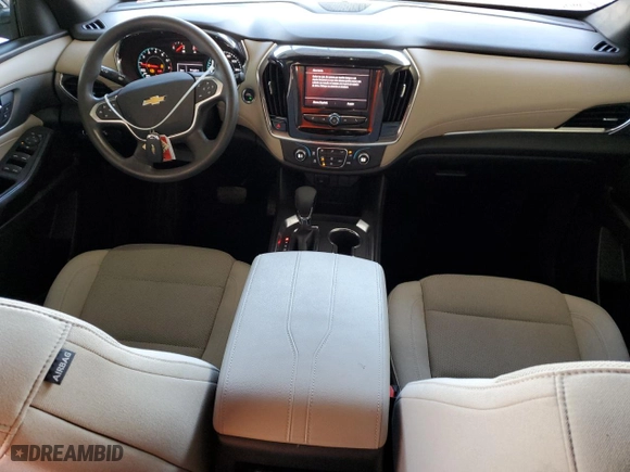 2023 Chevrolet Traverse LS with VIN 1GNERFKW0PJ115841, listed as a Copart auction lot 85072174 with 15,574 mi miles and Non Repairable. Bid and sale history available at carsss.com. Image 8.