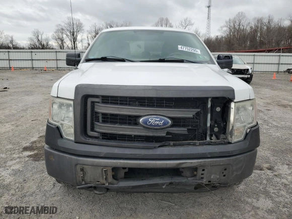 2014 Ford F-150 XL with VIN 1FTFX1EF7EKE45677, listed as a Copart auction lot 47752295 with 376,541 mi miles and Salvage Title. Bid and sale history available at carsss.com. Image 5.