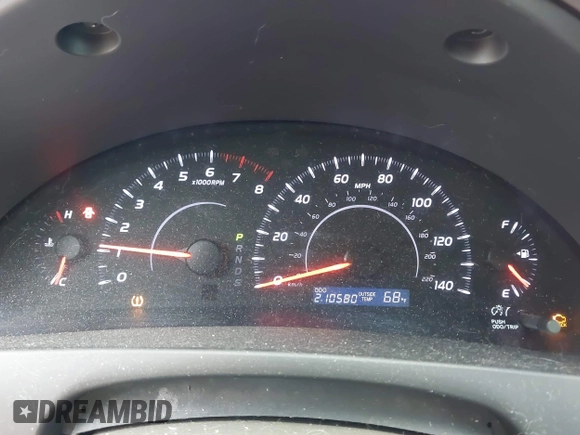 2010 Toyota Camry with VIN 4T1BF3EK9AU561936, listed as a IAAI auction lot 42188676 with 210,580 mi miles and . Bid and sale history available at DreamBid. Image 7.