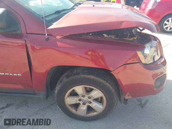 2017 Jeep Compass Sport with VIN 1C4NJCBA7HD119548, listed as a IAAI auction lot 42586037 with 93,529 mi miles and . Bid and sale history available at DreamBid. Image 20.
