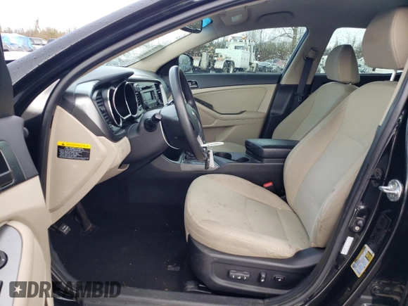 2013 Kia Optima LX with VIN KNAGM4A73D5327021, listed as a Copart auction lot 47583175 with 90,472 mi miles and Salvage Title. Bid and sale history available at carsss.com. Image 7.