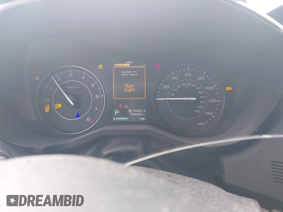 2021 Subaru Impreza с VIN 4S3GTAB61M3707416, выставлен на аукционе IAAI как лот 41597061 с пробегом 75 486 миль миль и . История ставок и продаж доступна на DreamBid. Изображение 7.