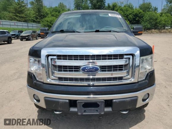 2014 Ford F-150 XL with VIN 1FTFW1EFXEFB04995, listed as a Copart auction lot 60883835 with 176,136 mi miles and Clean title. Bid and sale history available at DreamBid. Image 5.