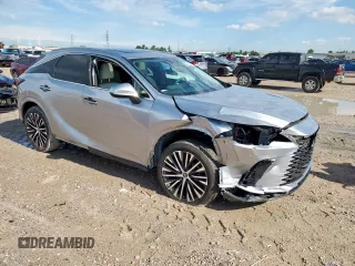 2023 Lexus RX 350 with VIN 2T2BAMBA4PC022193, listed as a Copart auction lot 58991955 with 18,696 mi miles and Salvage title. Bid and sale history available at DreamBid. Image 4.