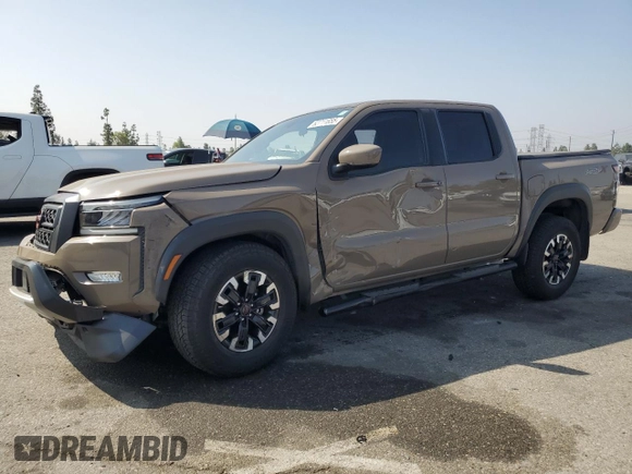 2022 Nissan Frontier Pro-X z VIN 1N6ED1EJ7NN616562, wystawiony jako Copart lot #62711855 z przebiegiem 19 579 mil mil oraz Szkoda całkowita • Salvage title. Historia ofert i sprzedaży dostępna na DreamBid. Obrazek 1.