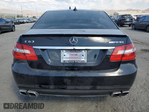 2011 Mercedes-Benz E 63 AMG with VIN WDDHF7HB2BA434696, listed as a Copart auction lot 75232434 with 124,624 mi miles and Salvage title. Bid and sale history available at DreamBid. Image 6.